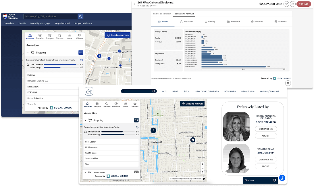 listing experience local logic customization