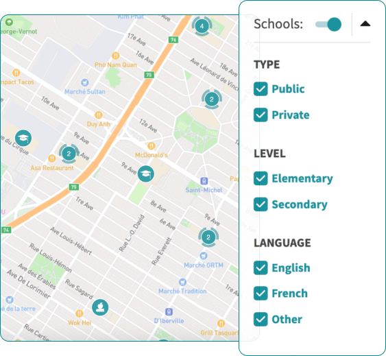 Local Logic - Local Schools - Filters