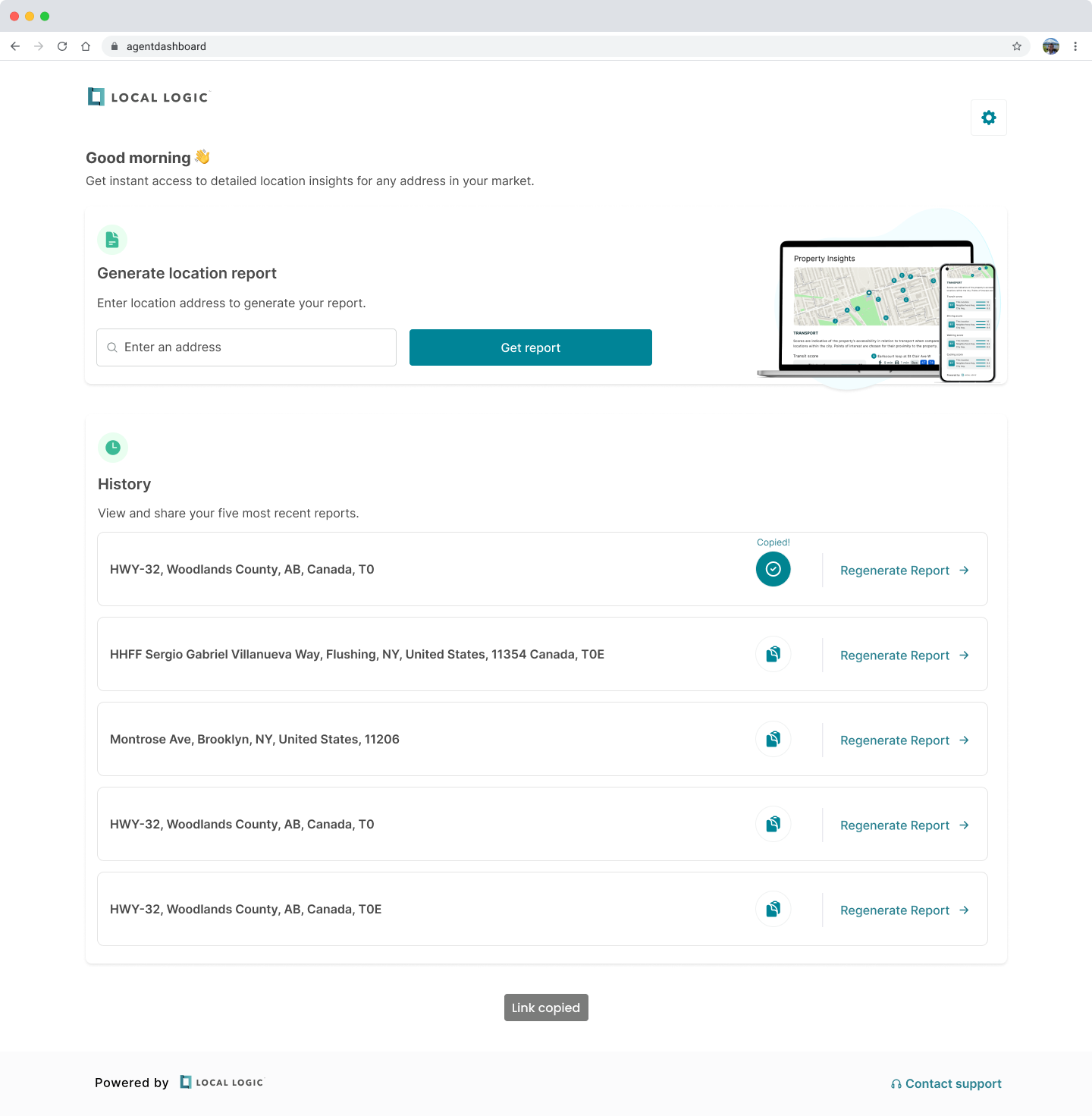 NeighborhoodIntel - Report Sharing