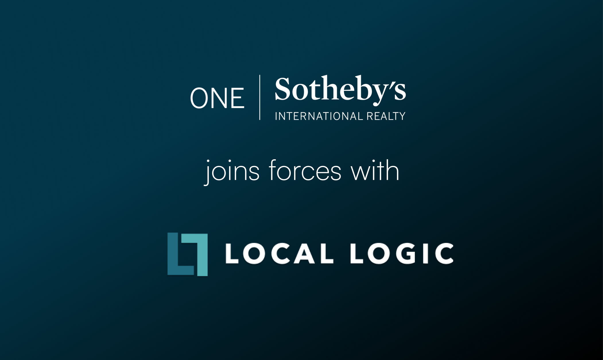 ONE Sotheby's and Local Logic partnership