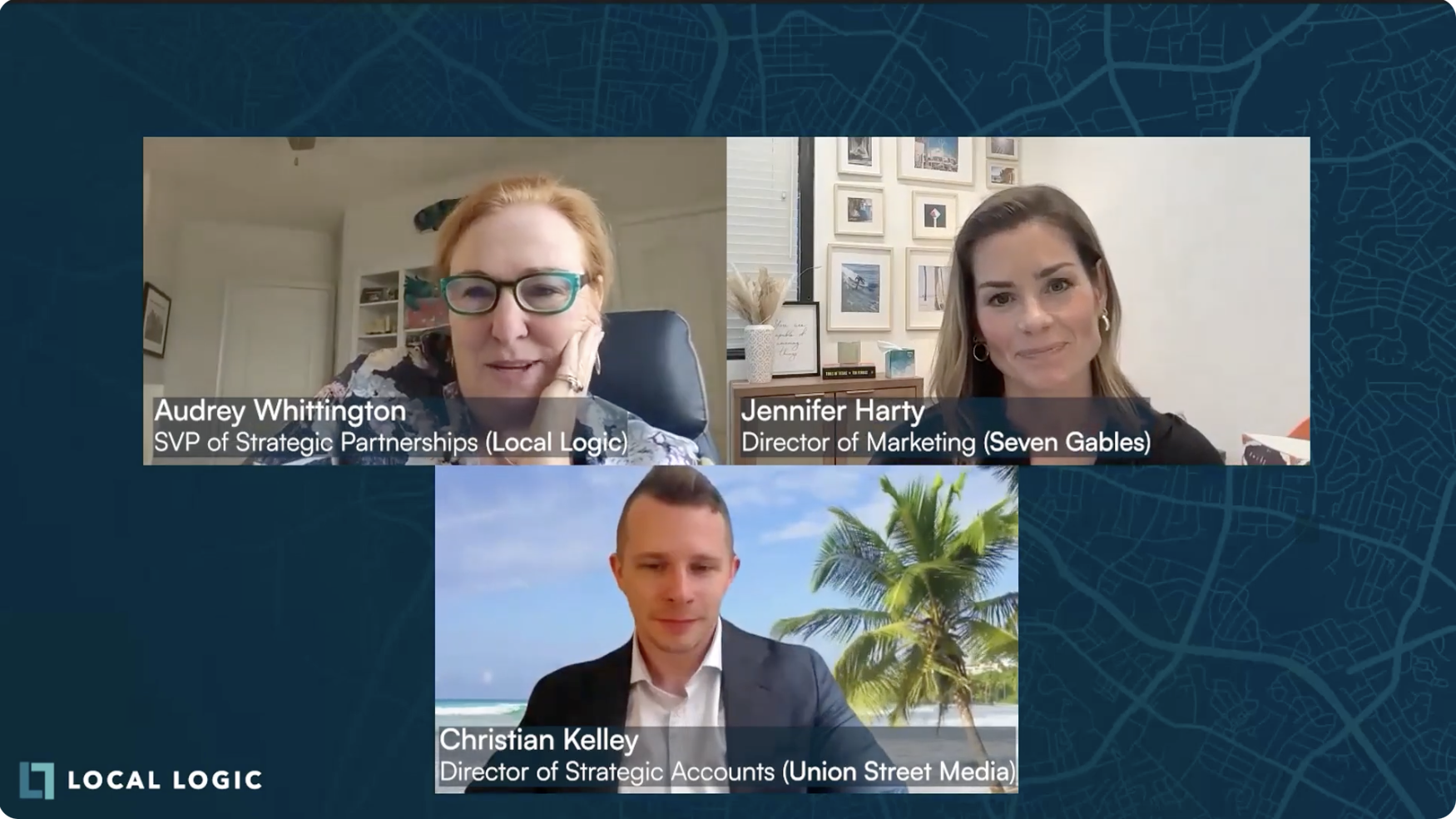 Union Street Media x Seven Gables Real Estate x Local Logic joint webinar on organic traffic and engagement