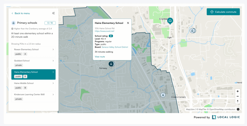 local content - schools ratings - canada
