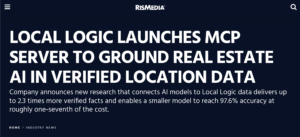 Local Logic Launches MCP Server to Ground Real Estate AI in Verified Location Data